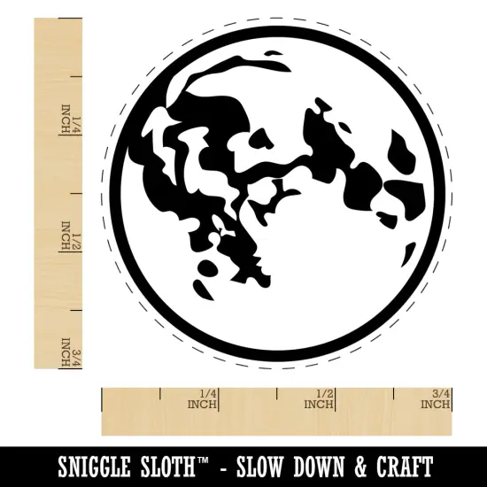Full Moon Phase Rubber Stamp for Stamping Crafting Planners {1}