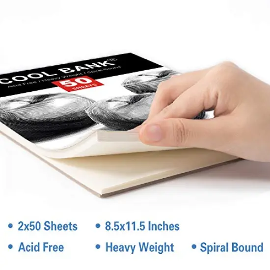 52 Piece Professional Drawing Set with 2 x 50 Page Drawing Pad, Art Supplies, Graphite Drawing Pencils and Sketch Set, Artist Sketching Tools in Tin Box Includes Charcoals,Pastels and Sharpener {5}