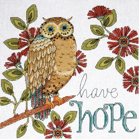 Design Works Counted Cross Stitch Kit 10"X10"-Heartfelt Have Hope {2}