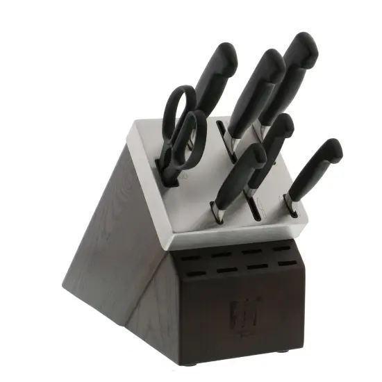 ZWILLING Four Star 8-pc Self-Sharpening Knife Block Set {1}
