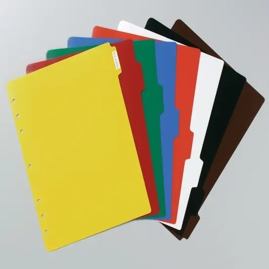 Avery Heavy-Duty Plastic Dividers for 3 Ring Binders and 7 Ring Binders, 8-Tab Set, Multicolor with White Labels, 1 Set (23084) {3}