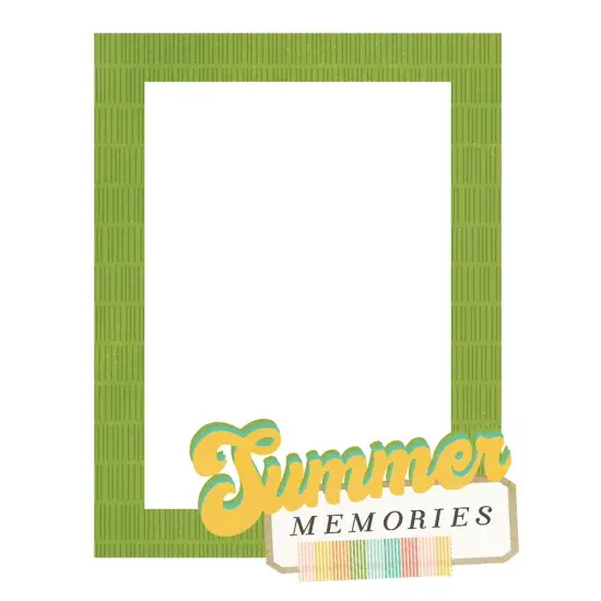 Summer Snapshots Chipboard Frames-6/Pkg {7}