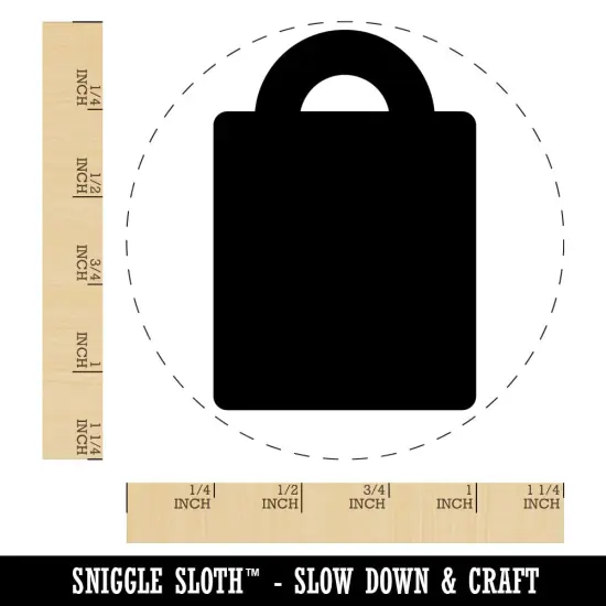 Grocery Tote Bag Purse Solid Rubber Stamp for Stamping Crafting Planners {1}