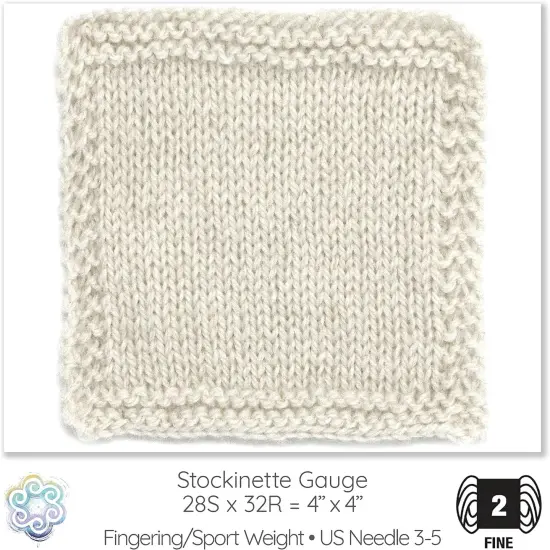 Organic Wool Yarn - Ecolana Certified Organic, Pacific Northwest Hand Dyed, #2 Fingering /Sport Weight, Knit, Crochet, Weave. Alabaster {4}