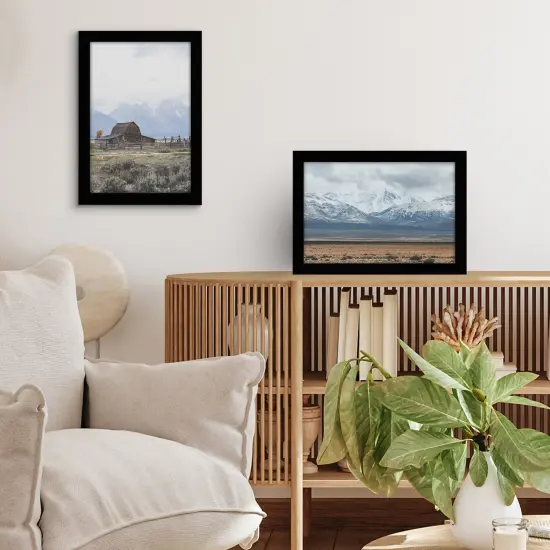 Americanflat Gallery Picture Frame - Photo Frame for Wall Decor - Shatter Resistant Glass - Adjustable Hanging Hardware - Includes Easel for Tabletop Display {5}