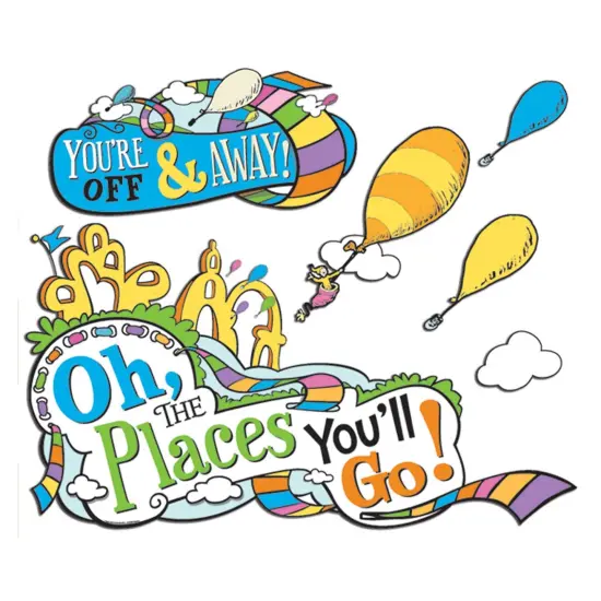 Dr. Seuss&trade; Oh The Places You'll Go Bulletin Board Set {2}