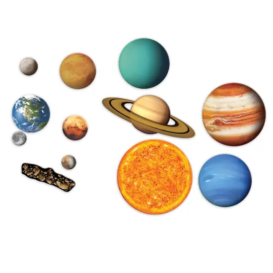 Giant Magnetic Solar System Set, Set of 12 {3}