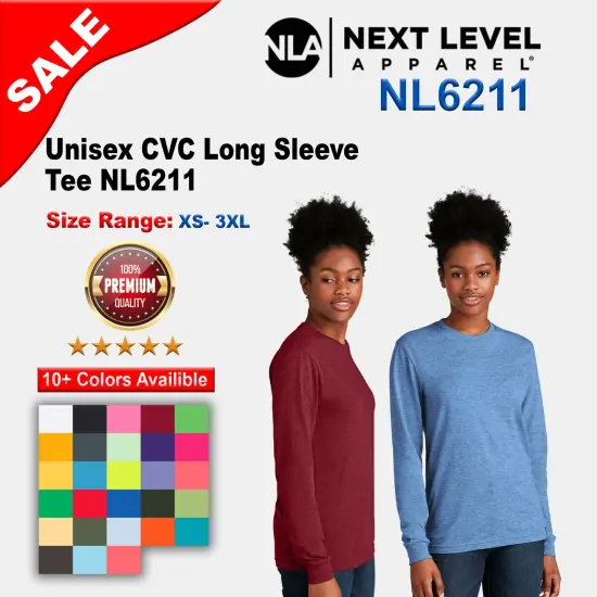 Next Level&reg; Unisex CVC Crewneck Long Sleeve Tee Midnight navy {2}