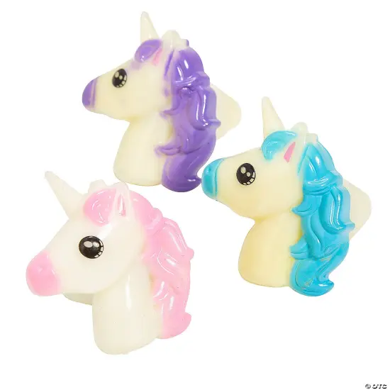 Unicorn Light-Up Rings - 12 Pc. {2}