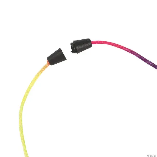 3 1/2" Mini Brightly Colored Flashlights on a Multicolor Rope - 12 Pc. {3}