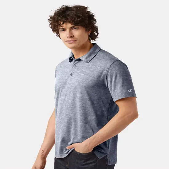 Champion&reg; Sport Polo Navy heather {4}
