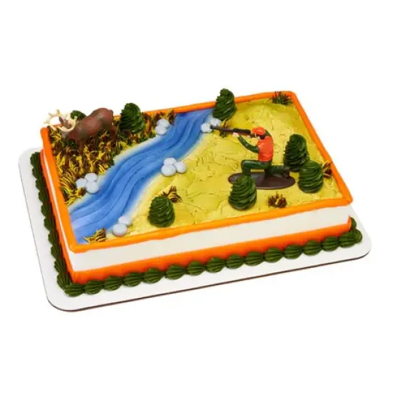 Deer Hunting Hunter and Buck Cake Kit Cake Kit 4 Piece {1}