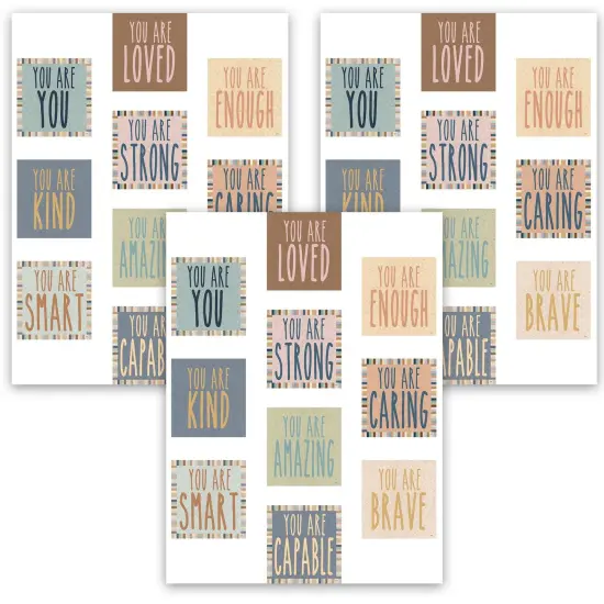 Everyone is Welcome Positive Affirmations Accents, 30 Per Pack, 3 Packs {1}