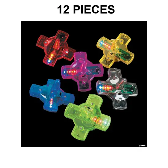 Light-Up Spin Tops - 12 Pc. {2}