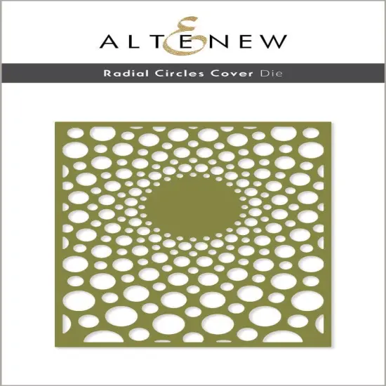 Radial Circles Cover Die {1}