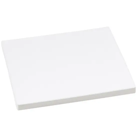 8" Square White Foil Cake Board 5ct {1}