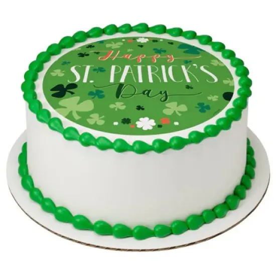 Happy St. Patrick's Day Edible Image for Cake PhotoCake {3}