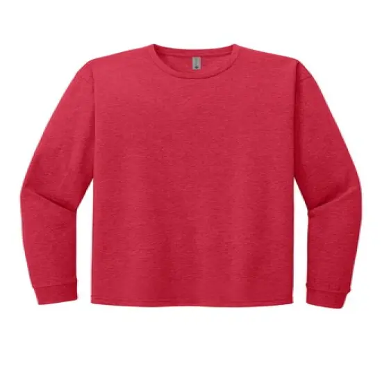 Next Level&reg; Unisex CVC Crewneck Long Sleeve Tee Red {1}
