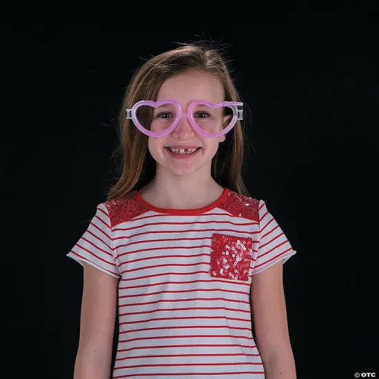 Heart & Star Glow Stick Glasses 12 Pieces {3}