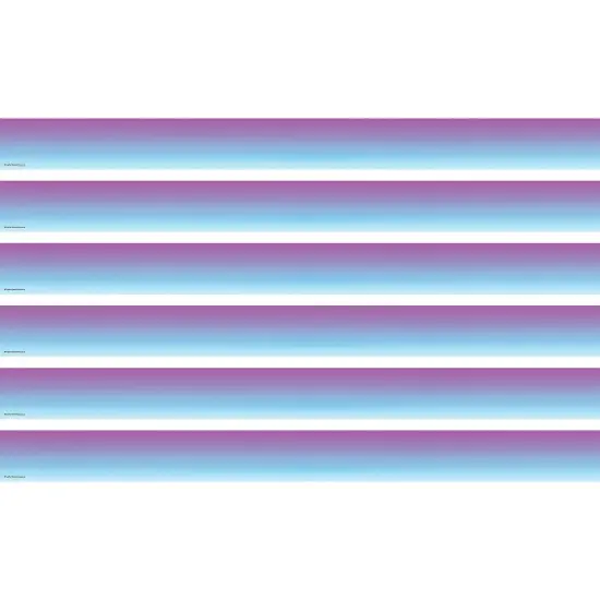 Purple and Blue Color Wash Straight Border Trim, 35 Feet Per Pack, 6 Packs {1}