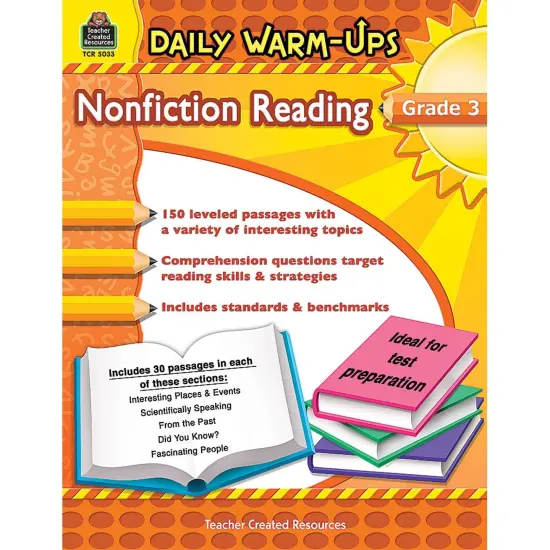Daily Warm-Ups: Nonfiction Reading Book, Grade 3 {1}