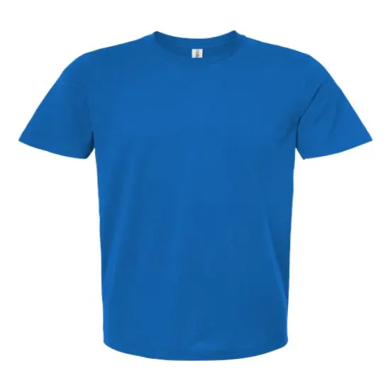 Tultex&reg; Crewneck Short Sleeve Combed Cotton Classic T-Shirt Royal {2}