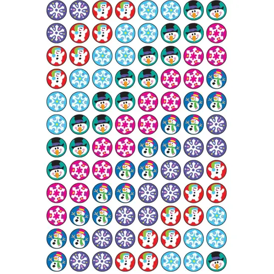Winter Joys superSpots&reg; Stickers, 800 Per Pack, 6 Packs {2}