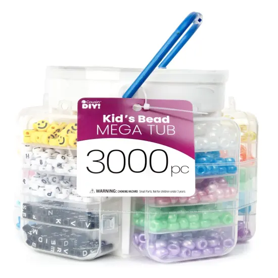 CousinDIY Kids Bead Mega Tub-Assorted {1}