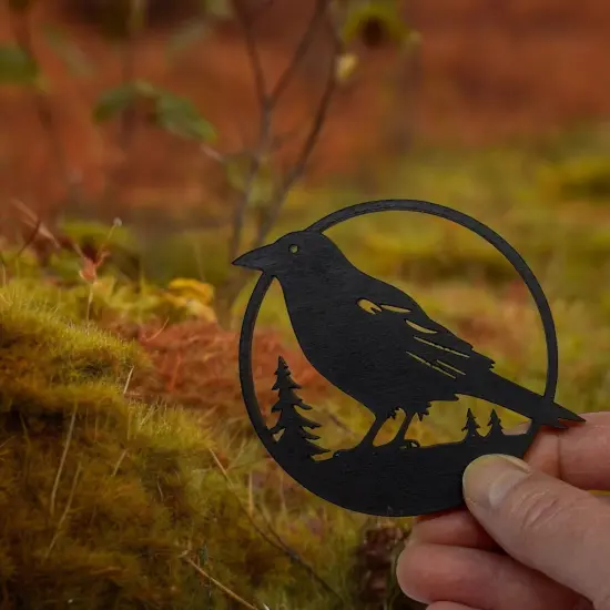 Ornament - Black - Crow Raven {6}