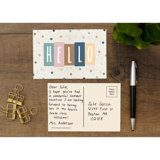 Everyone is Welcome Hello Postcards, 30 Per Pack, 6 Packs {3}