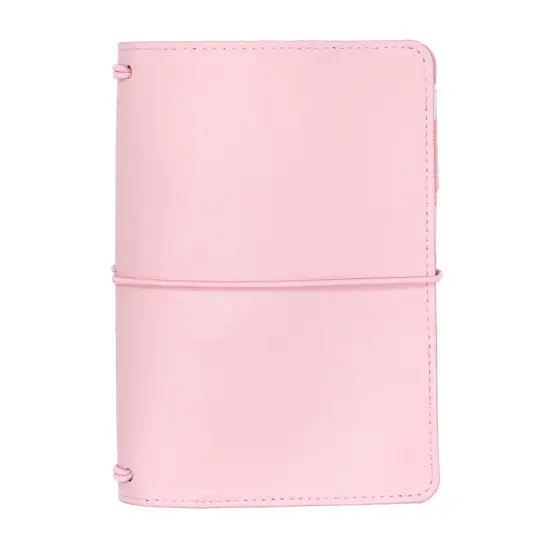 A6 Notebook and Passport Holder - Ballerina Pink {1}
