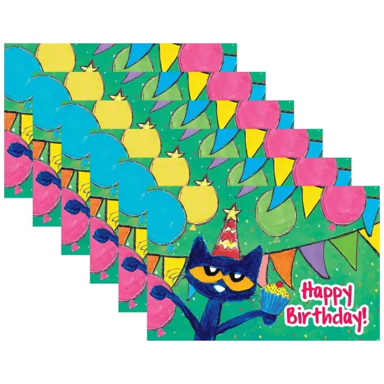 Pete The Cat Happy Birthday Postcards, 30 Per Pack, 6 Packs {1}