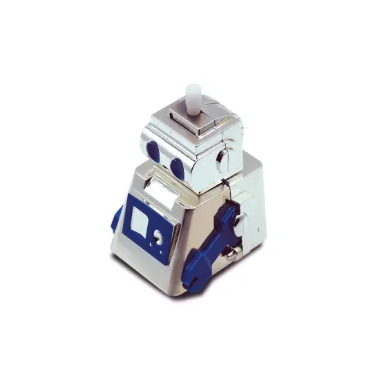 Aeromax Bump N Bots 3 Inch No Fall Wind-Up Robot | Blue {3}