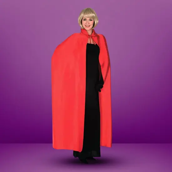 56" Red Adult Costume Cape {3}