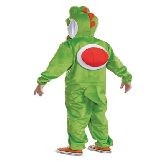 Super Mario Bros. Yoshi Hooded Child Jumpsuit Costume {5}