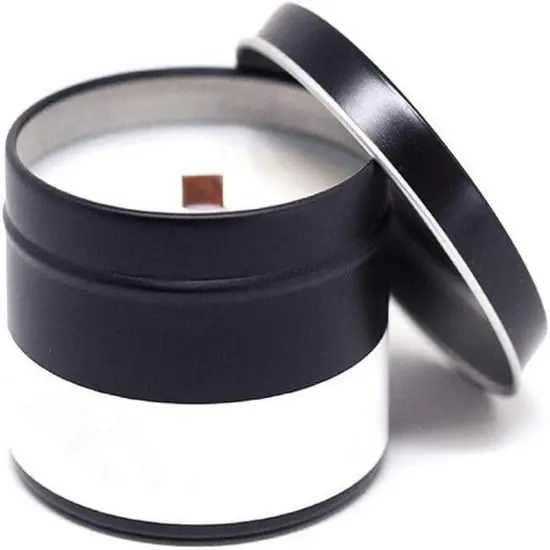 100Pcs Wooden Candle Wicks, Candle Making Wicks 5.1 X 0.5 Inch Naturally Smokeless Wooden Candle Wicks Candle Cores with Iron Stand for DIY Candle Making(50 Set) {6}