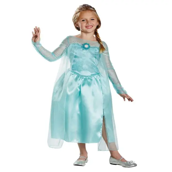 Frozen Disney Classic Elsa Snow Queen Gown Child Costume {1}