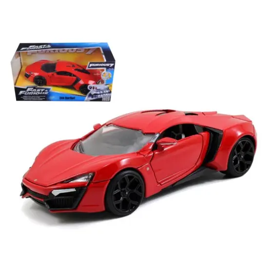 Lykan Hypersport Red "Fast & Furious 7" (2015) Movie 1/24 Diecast Model Car by Jada {1}
