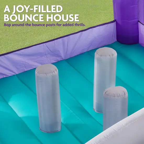 Sunny & Fun Inflatable Bounce House, Bouncy Jump Castle Purple {3}