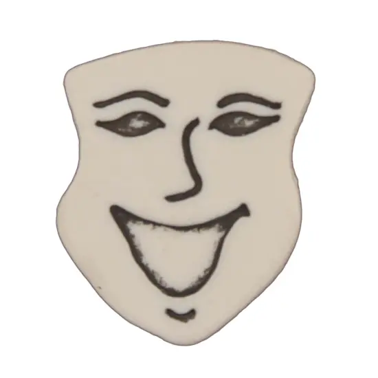 Buttons Galore and More Bulk Buttons - Happy Mask - 100 Buttons {1}