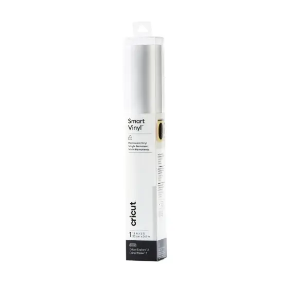 Cricut Smart Vinyl Shimmer Permanent (3 ft) - Silver {1}