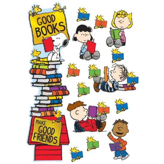 Peanuts Reading All-In-One Door Decor Kit {1}