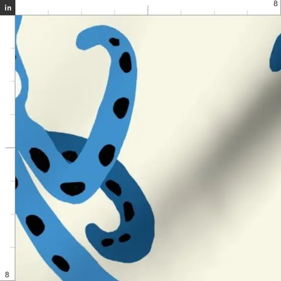 Various Fabrics by the Yard or Fat Quarter Whimsical Octopi Large Scale Coastal Nautical Beach Vacation Sea Life Custom Printed Fabric by Spoonflower {4}