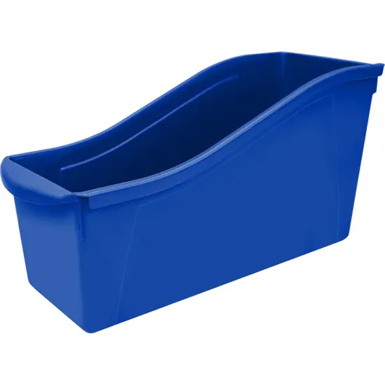 Large Book Bin, Blue {1}