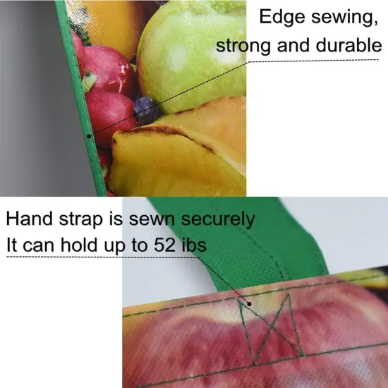 Grocery Bag Non-Woven Tote Bags | RADYAN&reg; {5}