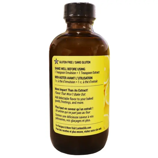 LorAnn Oils Organic Lemon Bakery Emulsion, 4 ounce {2}