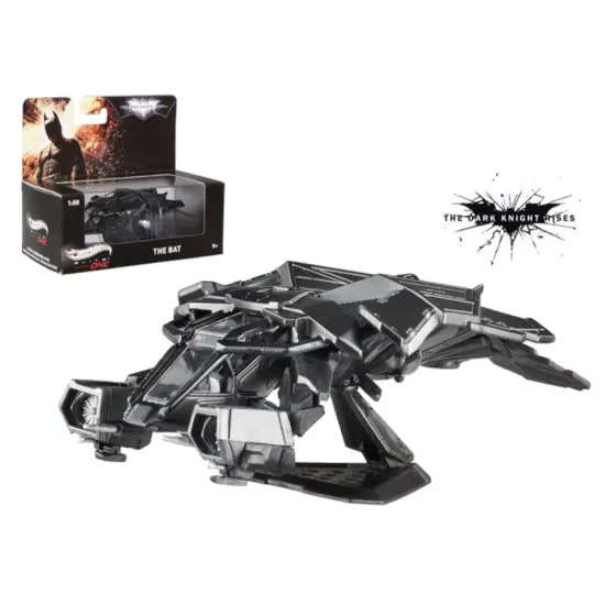 The Bat Plane Batman "The Dark Knight Rises" (2012) Movie "Elite One" Series 1/50 Diecast Model by Hot Wheels {1}