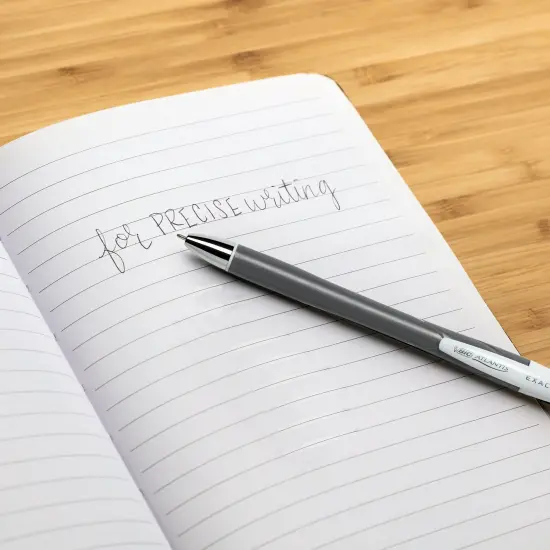 BIC Glide Exact Retractable Ball Point Pen, Black, 12 Pack {6}