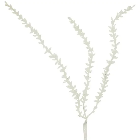 Northlight 27" White Glittered Weeping Christmas Spray {5}