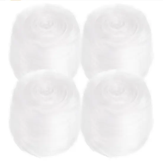 FabricLA Faux Fur Ribbon Trim Fabric - 1" Wide x 72" Long (6 FT) - Soft Christmas Fur Great for Crafting, Sewing, and Decorating - White {1}